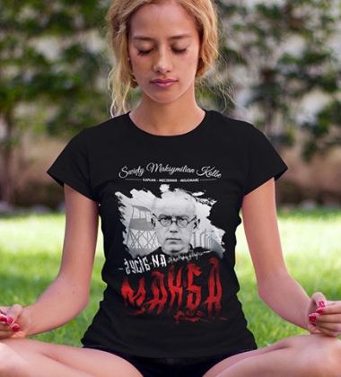 Koszulka damska termoaktywna MAKSYMILIAN KOLBE CZARNA